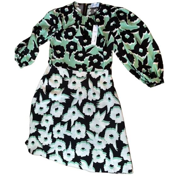 ModCloth Closet London 10 Floral Puff Sleeve Midi Dress NWT - Picture 6 of 9
